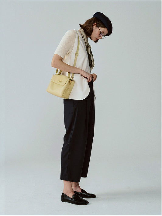 Soft Versatile Cow Leather Handbag Crossbody Shoulder Bag For Women Fashion Color