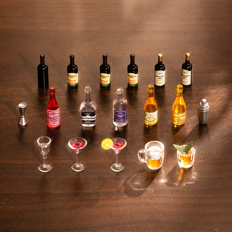 Cheers Bar & Dining Miniature House Kit DIY Dollhouse 3D Assembly Toys