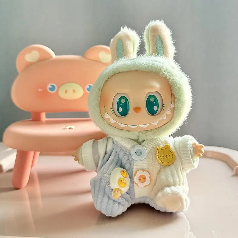 Mini Plush Doll'S Clothes Outfit Accessories For Labubu V1 V2 V3 Idol Dolls Clothing Gift DIY Accessories Gifts New Style