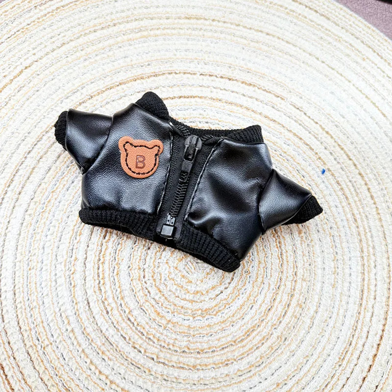 Labubu Doll'S Clothes Cool And Sweet Leather Clothing Labubu I II Idol Dolls Sitting Party Accessories