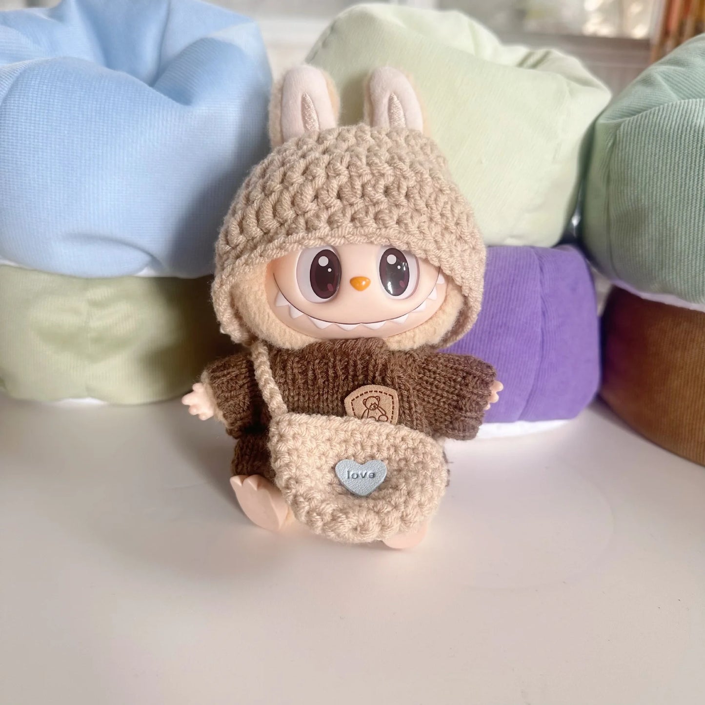 Doll Clothes For LABUBU Universal Baby Clothes Mini Plush Doll Clothing for Labubu I II III Idol Dolls Fans Gift
