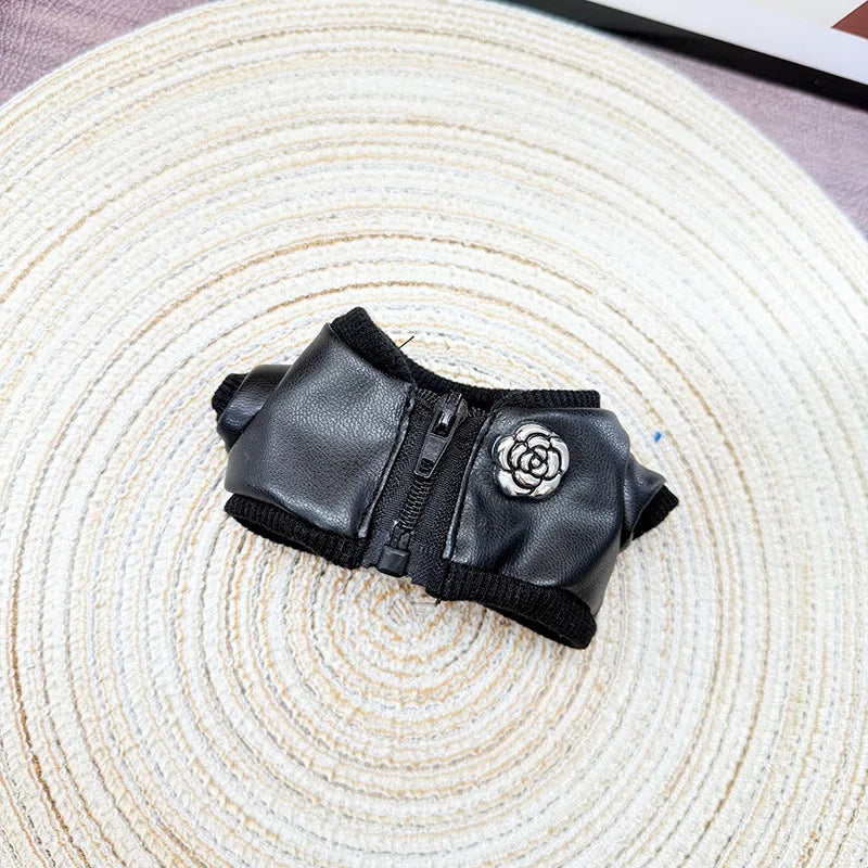 Labubu Doll'S Clothes Cool And Sweet Leather Clothing Labubu I II Idol Dolls Sitting Party Accessories
