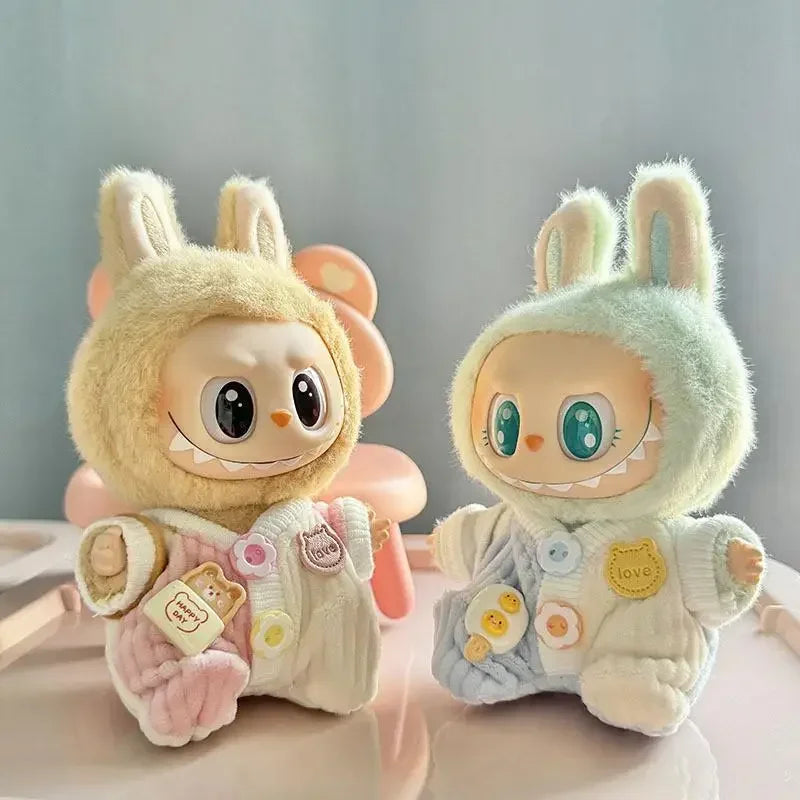 Mini Plush Doll'S Clothes Outfit Accessories For Labubu V1 V2 V3 Idol Dolls Clothing Gift DIY Accessories Gifts New Style