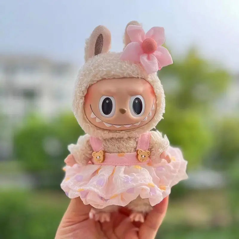 17cm Doll Clothes Set , Premium Fashion Dresses with Accessories, Luxury Chic Doll Clothing & Style Bundle, (NO Doll , Just Clothes)