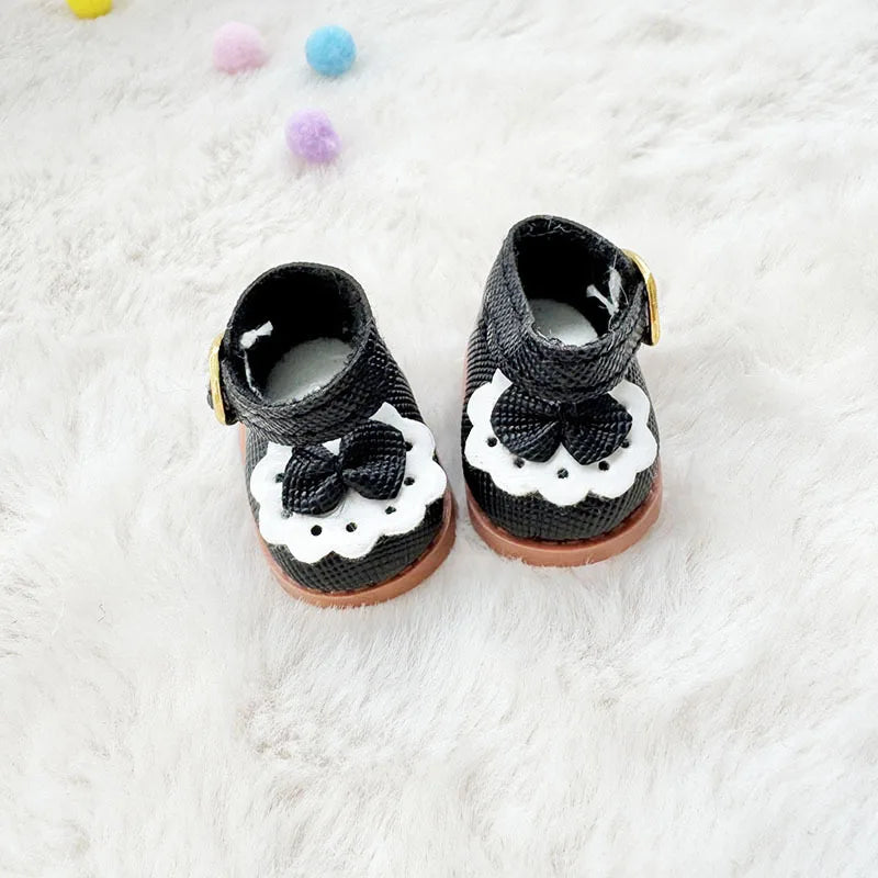 Luxury Designer Clothes for 17cm Labubu Classic Grid Style Dress Shoes Set Fashion Clothes Outfit for Labubu Gift