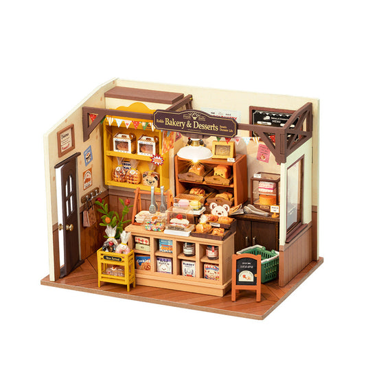Becka's Baking House Miniature Model Kit DIY Dollhouse 3D Assembly Toys