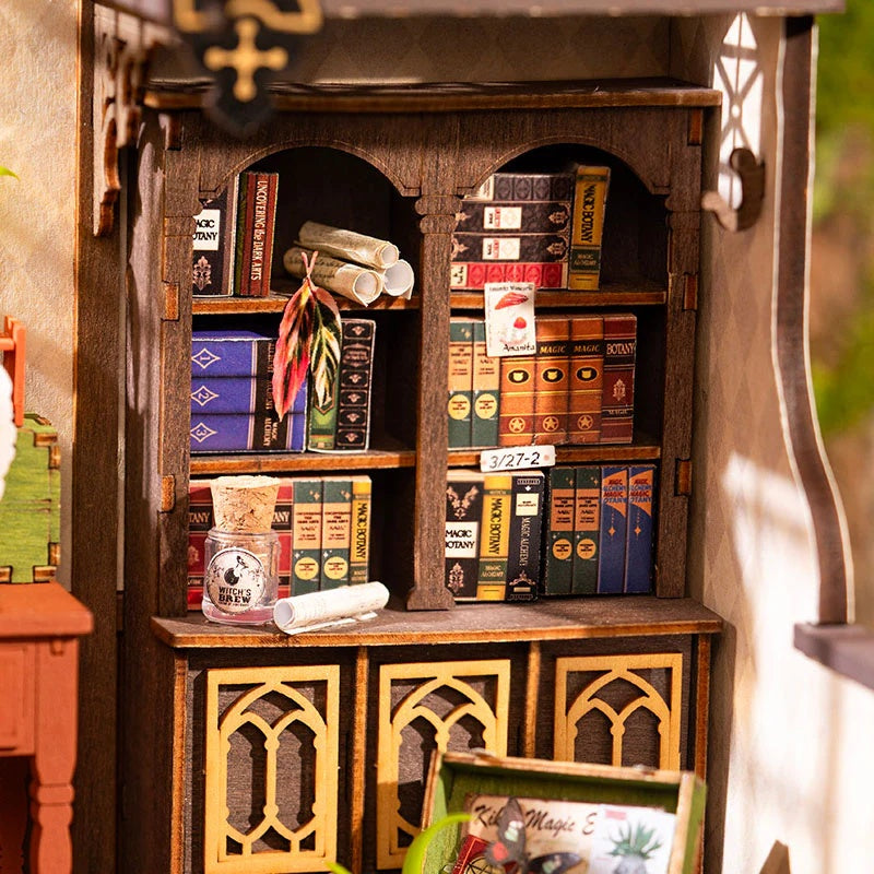 The Magic Study Miniature House Kit DIY Dollhouse 3D Assembly Toys