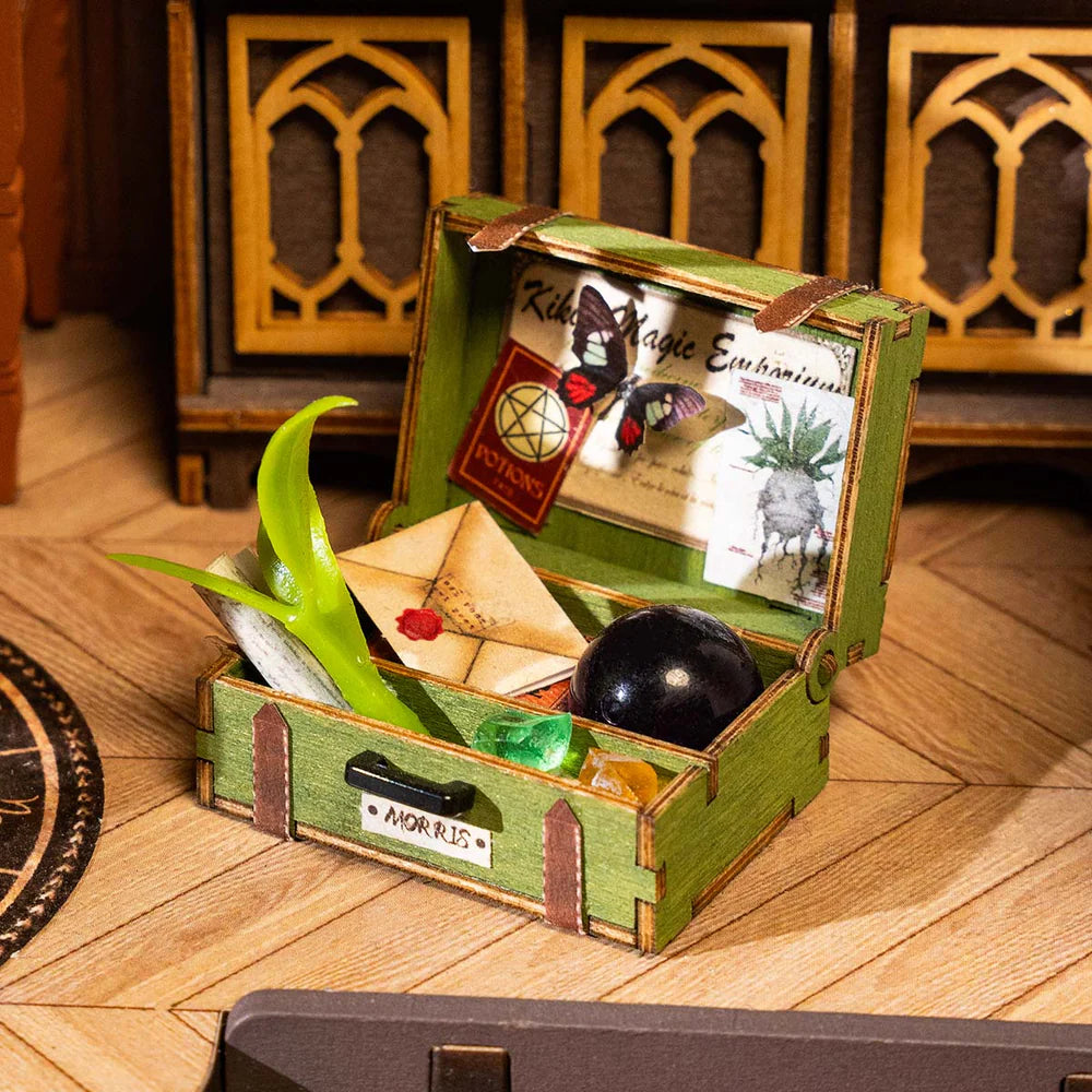 The Magic Study Miniature House Kit DIY Dollhouse 3D Assembly Toys