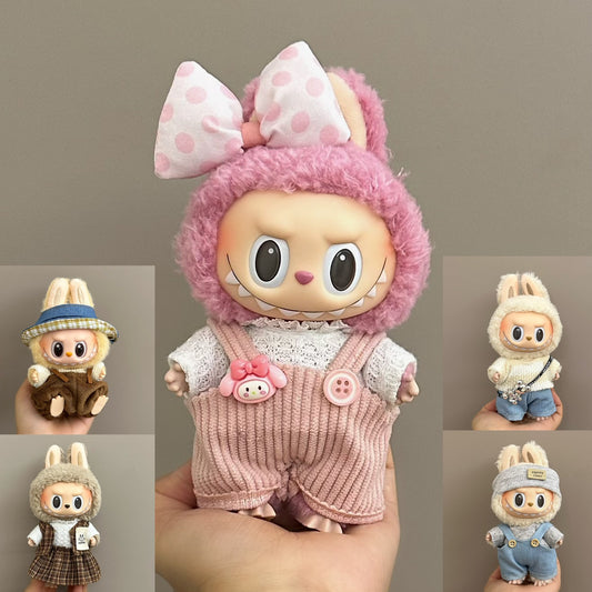 Labubu Accessories Clothes Designer Suitable for V1 V2 V3 Labubu Pendants Cute Personality Fashion Birthday Gift