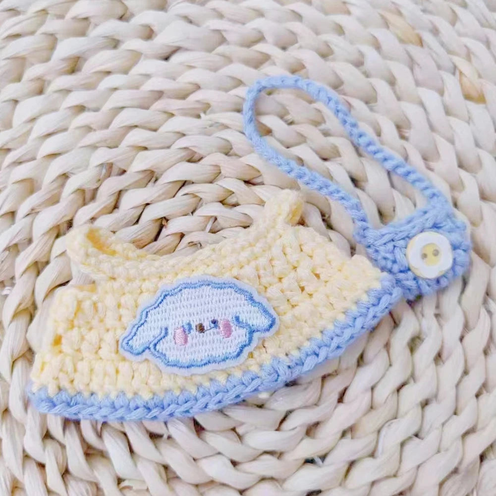 Doll'S Clothes Outfit Accessories For 15-17cm Labubu and 10cm cotton doll Bow hairpin messenger bag set