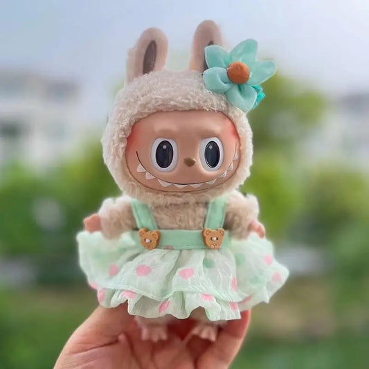 17cm Doll Clothes Set ,  Premium Fashion Dresses with Accessories, Luxury Chic Doll Clothing & Style Bundle, (NO Doll , Just Clothes)