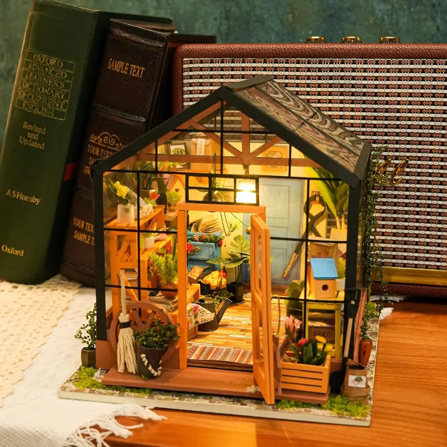 Cathy's Flower House Miniature House Kit DIY Dollhouse 3D Assembly Toys