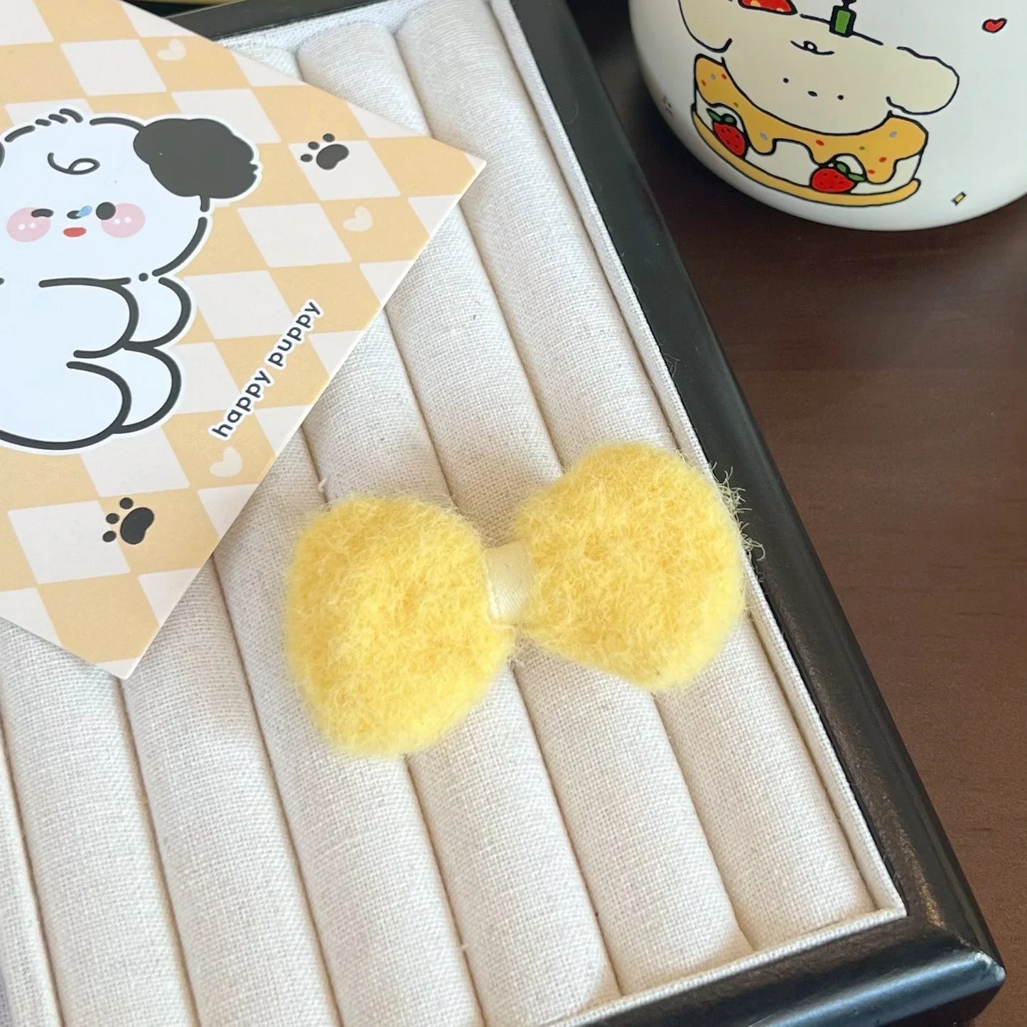 Doll'S Clothes Outfit Accessories For 15-17cm Labubu and 10cm cotton doll Bow hairpin messenger bag set