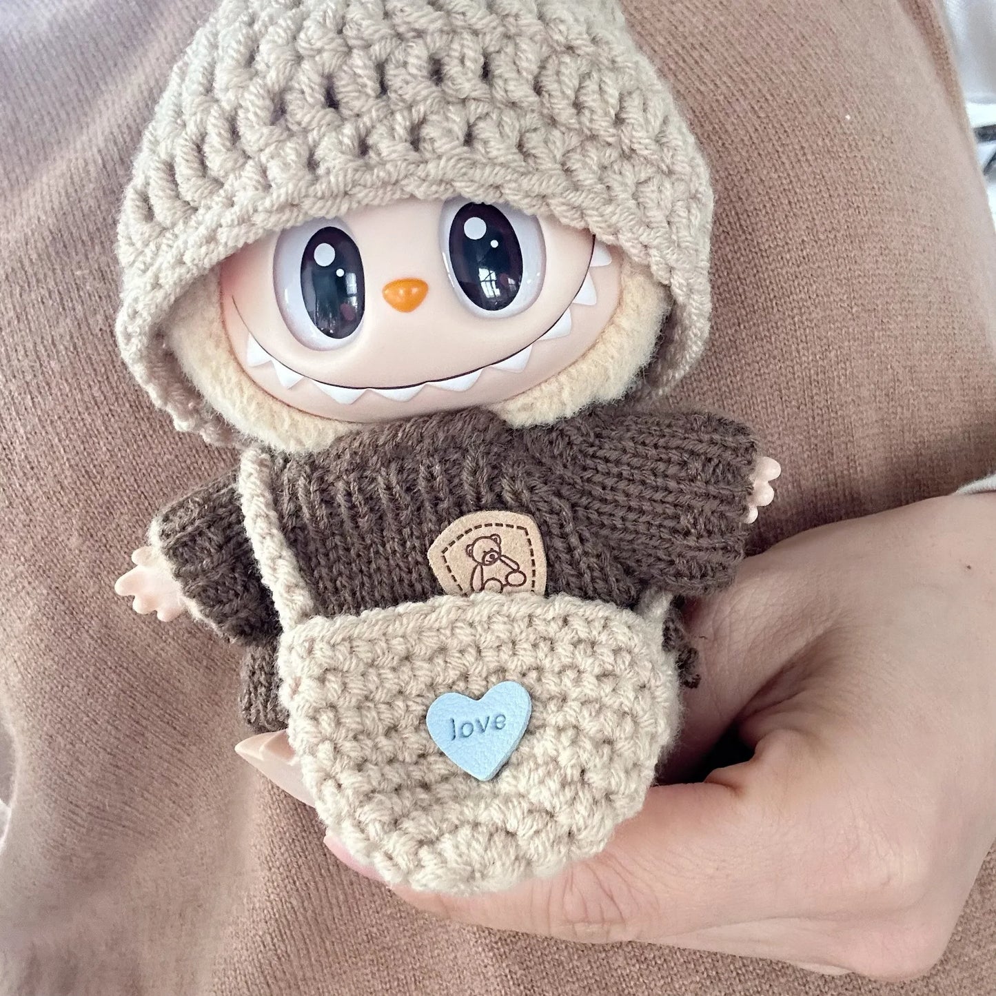 Doll Clothes For LABUBU Universal Baby Clothes Mini Plush Doll Clothing for Labubu I II III Idol Dolls Fans Gift